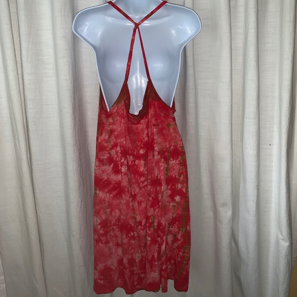 NWOT- Cute Auguka Tie Dye Sun Dress! - Picture 3 of 3